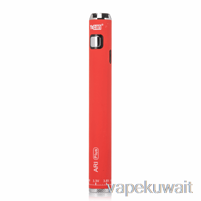يوكان آري بلس بطارية 900 مللي أمبير نظام جراب Vape أحمر